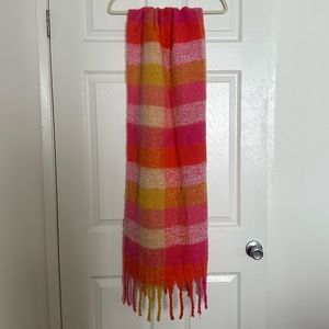 Anthropologie Plaid Check Scarf